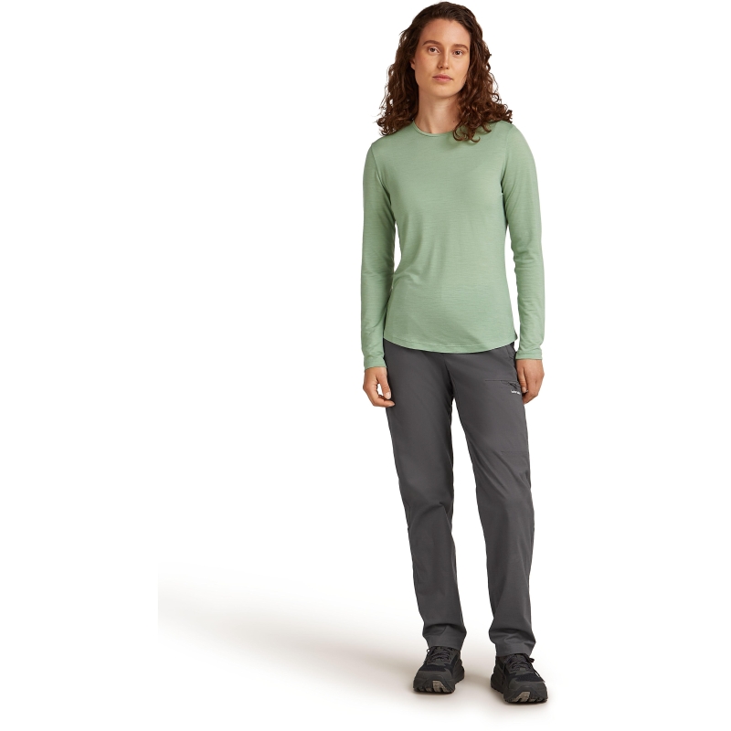 Icebreaker Mer 125 Cool-Lite Sphere III LS Tee Women's Seaglass lange mouw shirt