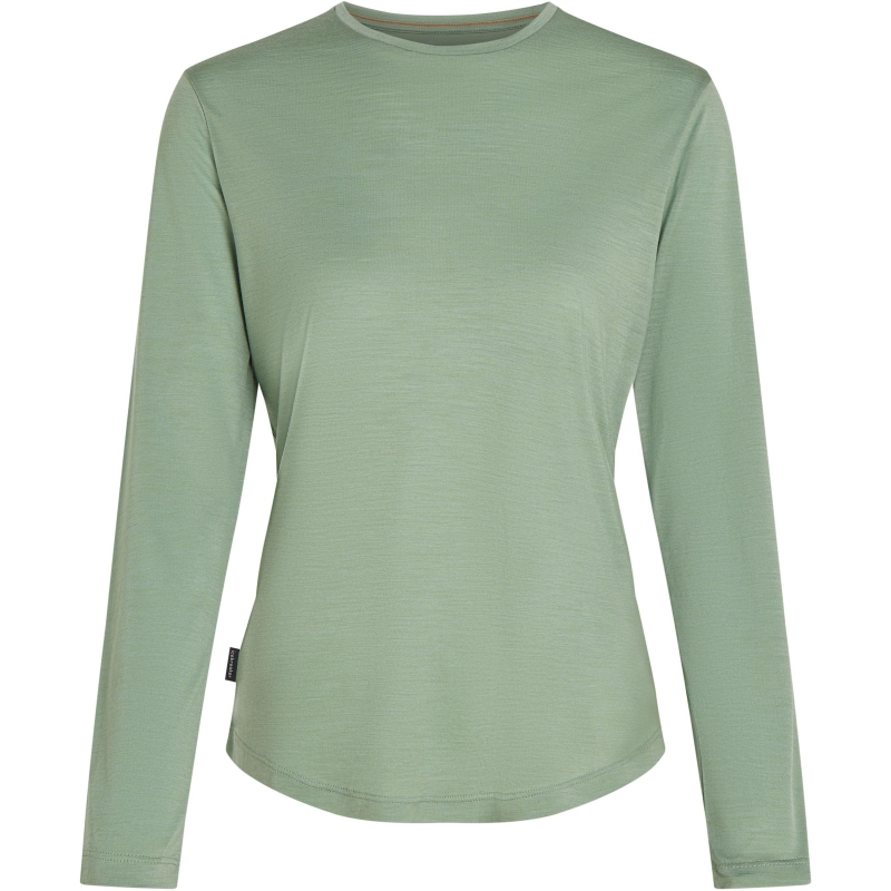 Icebreaker Mer 125 Cool-Lite Sphere III LS Tee Women's Seaglass lange mouw shirt