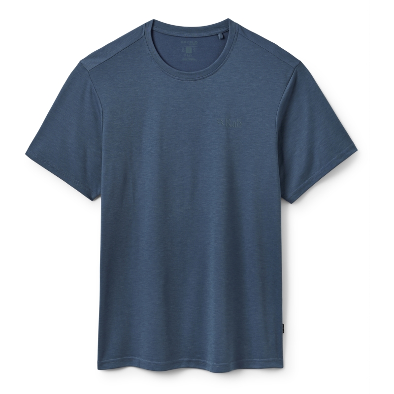 RAB Crimp Elevation Tee Tempest Blue t-shirt