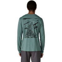 Patagonia L/S Cap Cool Daily Shirt - Cloud Crag Blue Sage - Light Blue Sage X- lange mouw shirt