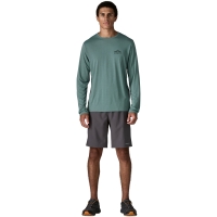 Patagonia L/S Cap Cool Daily Shirt - Cloud Crag Blue Sage - Light Blue Sage X- lange mouw shirt