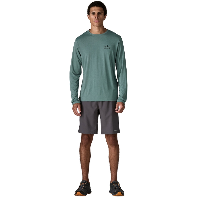 Patagonia L/S Cap Cool Daily Shirt - Cloud Crag Blue Sage - Light Blue Sage X- lange mouw shirt