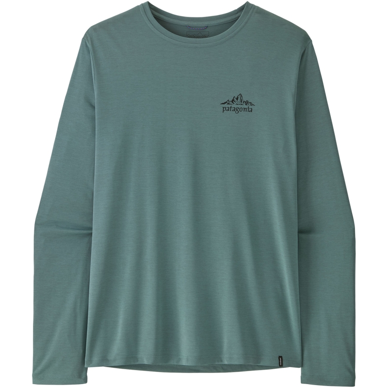 Patagonia L/S Cap Cool Daily Shirt - Cloud Crag Blue Sage - Light Blue Sage X- lange mouw shirt