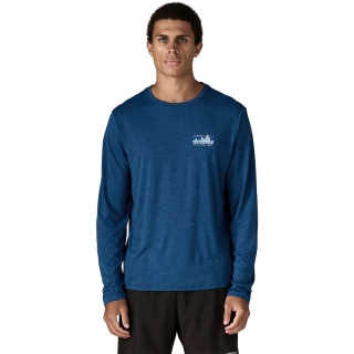 Patagonia L/S Cap Cool Daily Shirt - '73 Skyline Clement Blue - Light Clement B