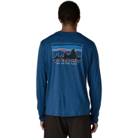 Patagonia L/S Cap Cool Daily Shirt - '73 Skyline Clement Blue - Light Clement B lange mouw shirt
