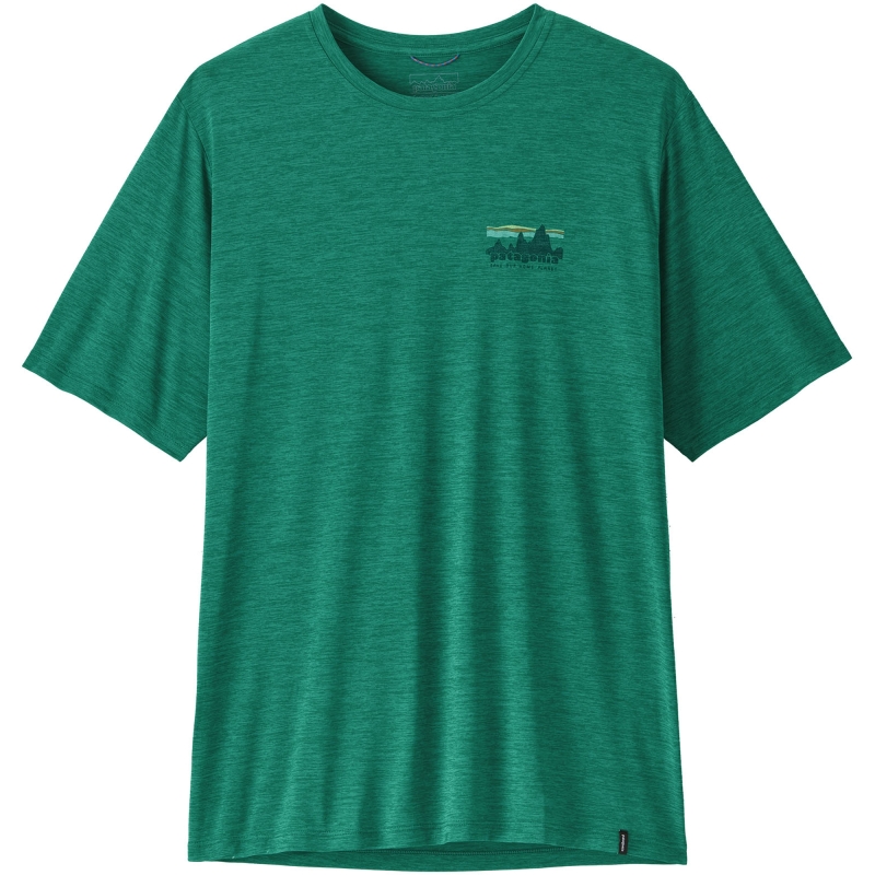 Patagonia Cap Cool Daily Shirt - '73 Skyline Gem Green - Light Gem Green X- t-shirt