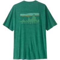 Patagonia Cap Cool Daily Shirt - '73 Skyline Gem Green - Light Gem Green X- t-shirt