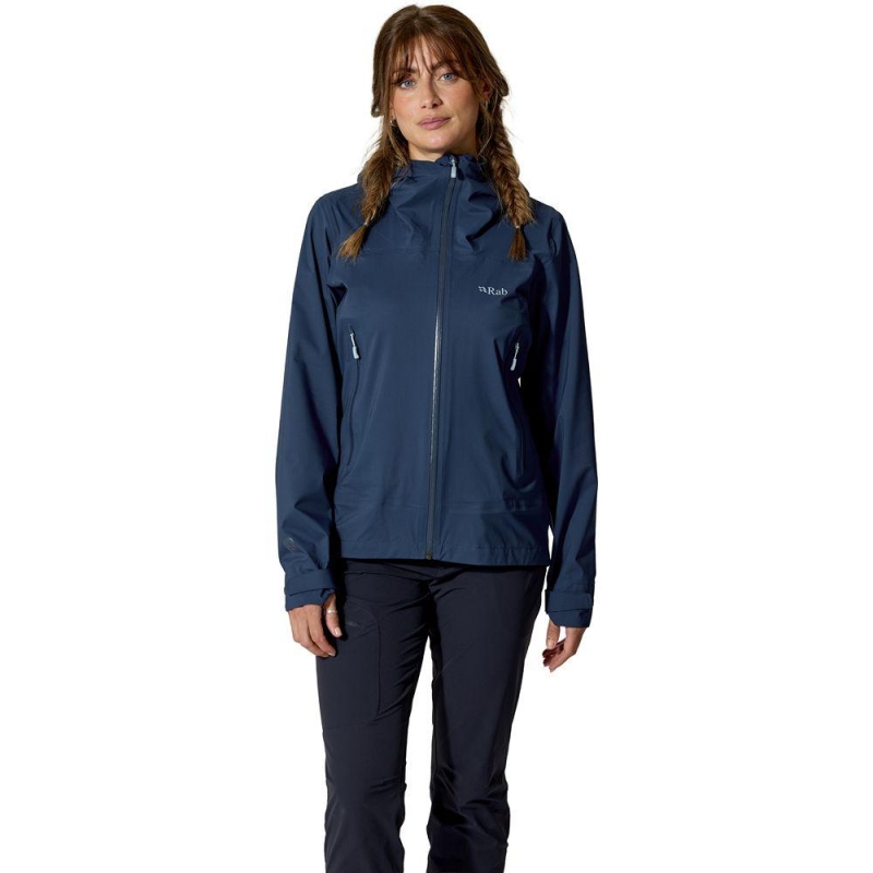 RAB Firewall Light Jacket Women's Tempest Blue regenjas