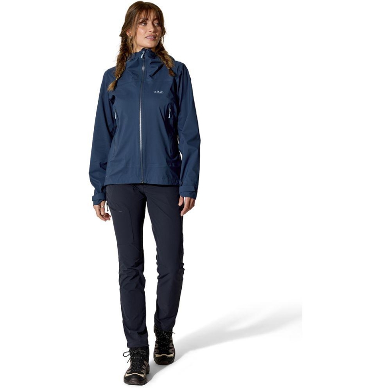 RAB Firewall Light Jacket Women's Tempest Blue regenjas