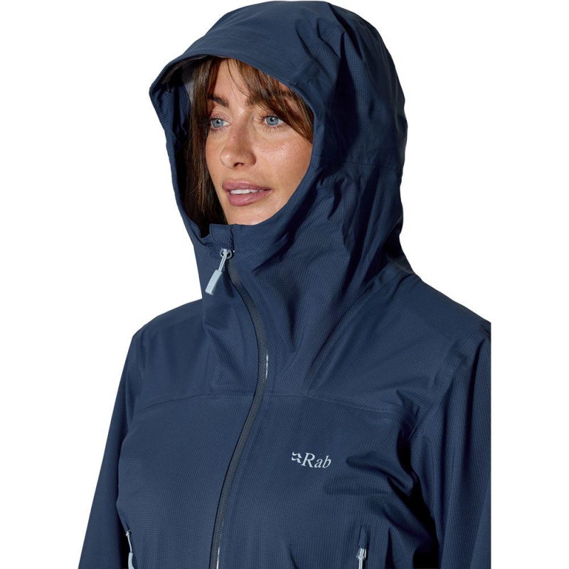 RAB Firewall Light Jacket Women's Tempest Blue regenjas