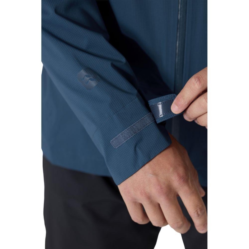 RAB Firewall Light Jacket Tempest Blue regenjas