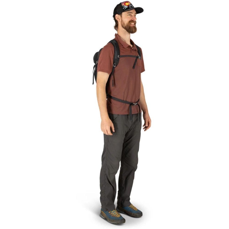 Osprey Daylite Plus Black middelgrote wandelrugzak (20 t/m 29 liter)