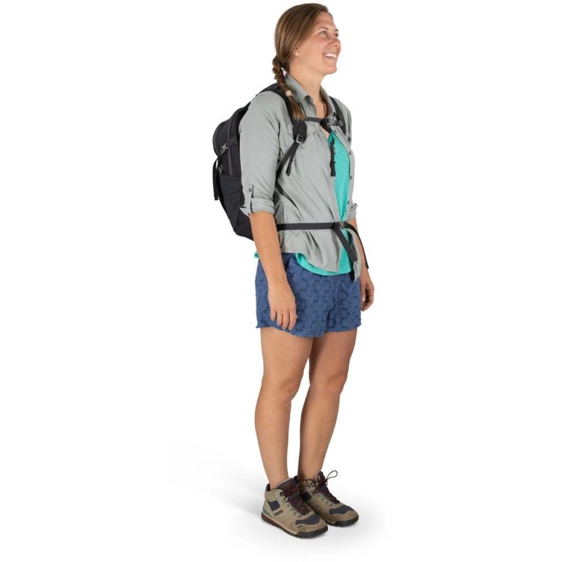 Osprey Daylite Plus Black middelgrote wandelrugzak (20 t/m 29 liter)