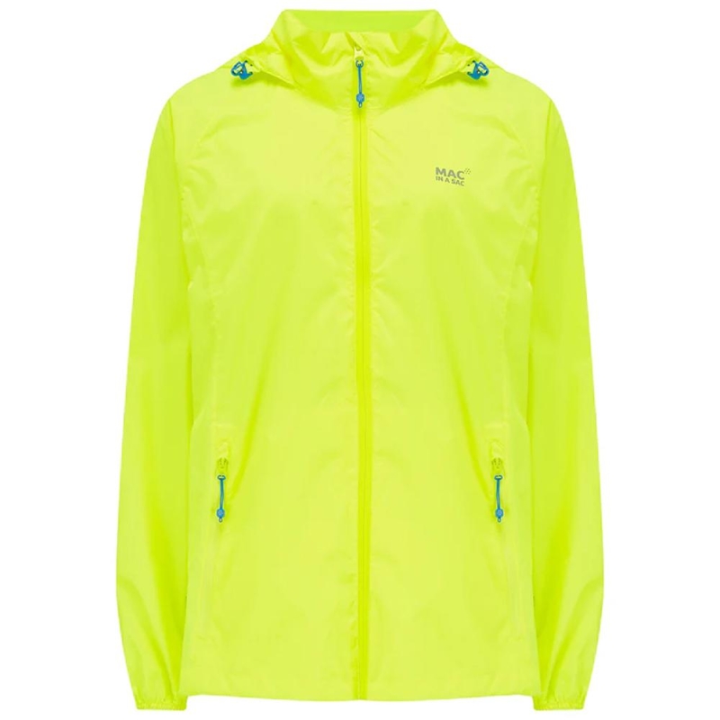 Mac in a Sac Mac Poncho Neon Yellow poncho en paraplu