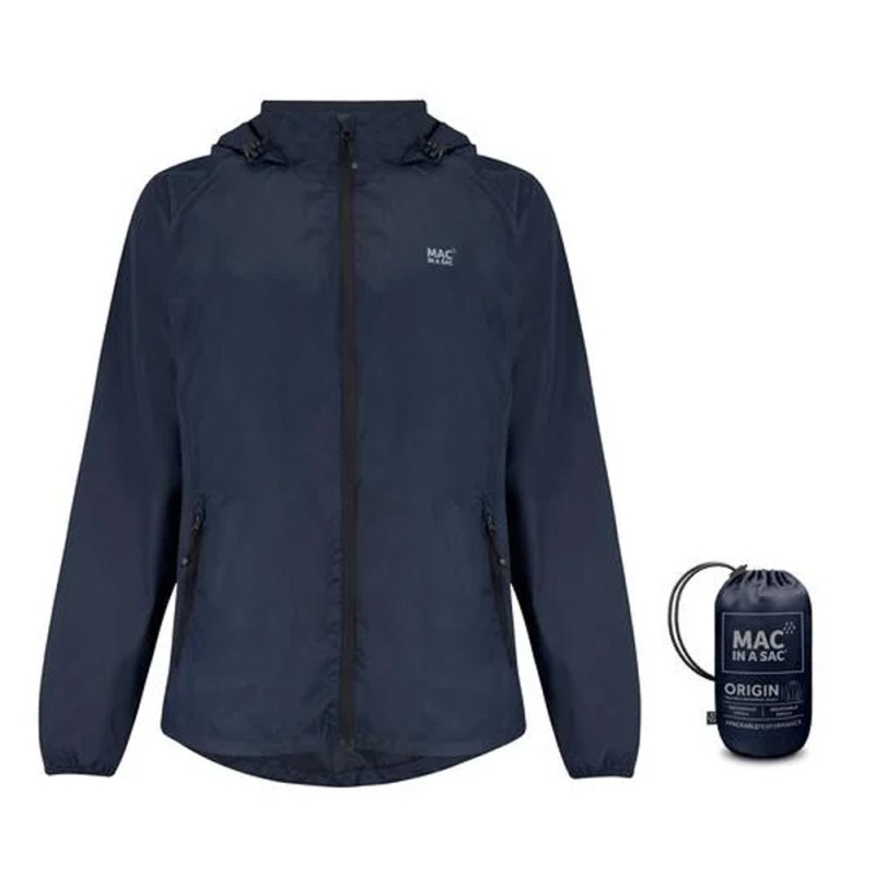 Mac in a Sac Jack Mac Navy poncho en paraplu
