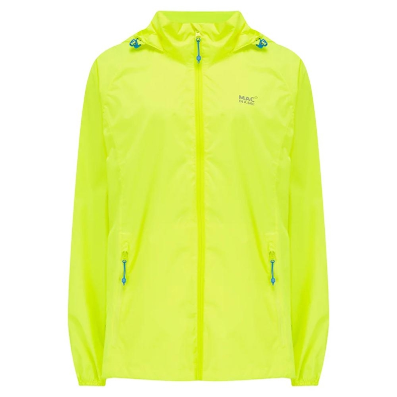 Mac in a Sac Jack Mac Neon Yellow poncho en paraplu