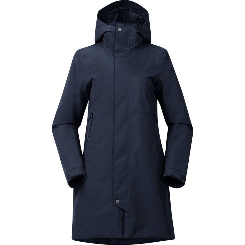 Bergans Oslo Insulated Shell Coat Women's Dark Navy winterjas
