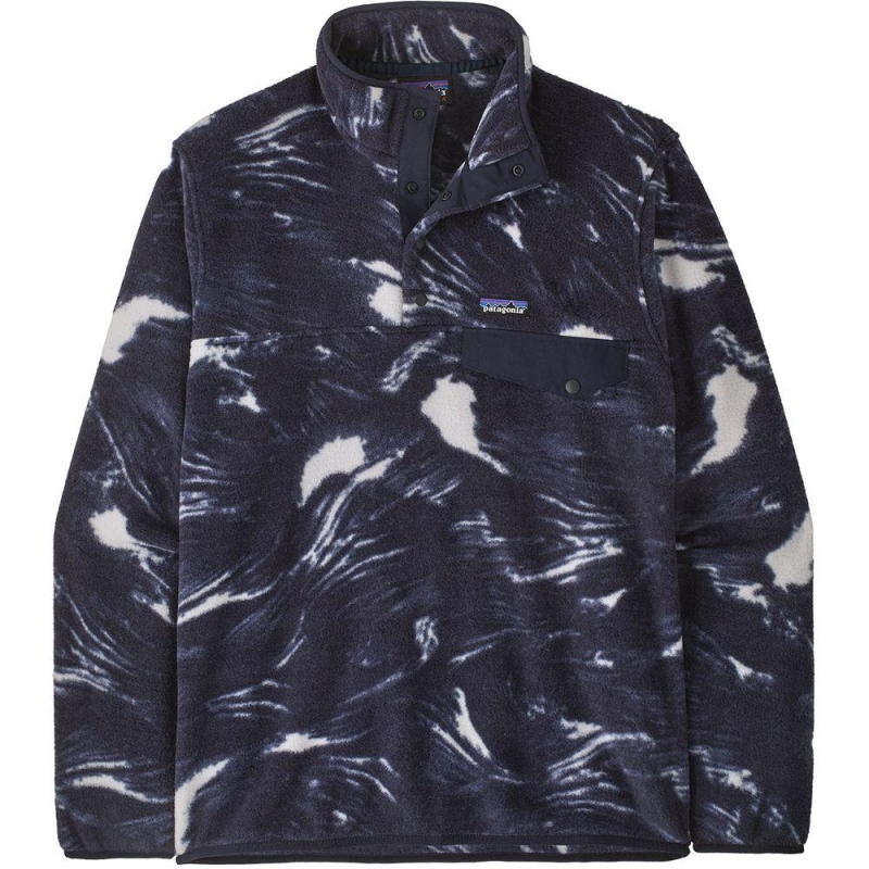 Patagonia LW Synch Snap-T P/O Polar Breeze: Sunken Blue trui