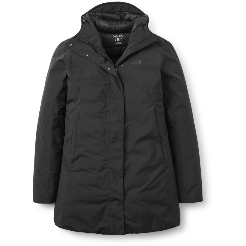 RAB Valiance Parka Women's Black winterjas
