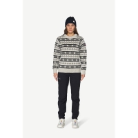 Devold Alnes Wool Sweater Grey Melange/Anthracite trui