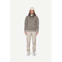 Devold Svalbard Wool Zip Neck Falcon/Offwhite trui