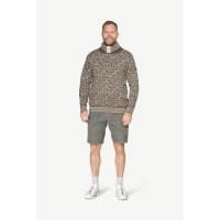 Devold Svalbard Wool Zip Neck Falcon/Offwhite trui