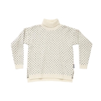 Devold Sørisen Wool High Neck Women's Raw White trui
