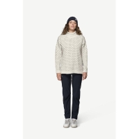 Devold Sørisen Wool High Neck Women's Raw White trui