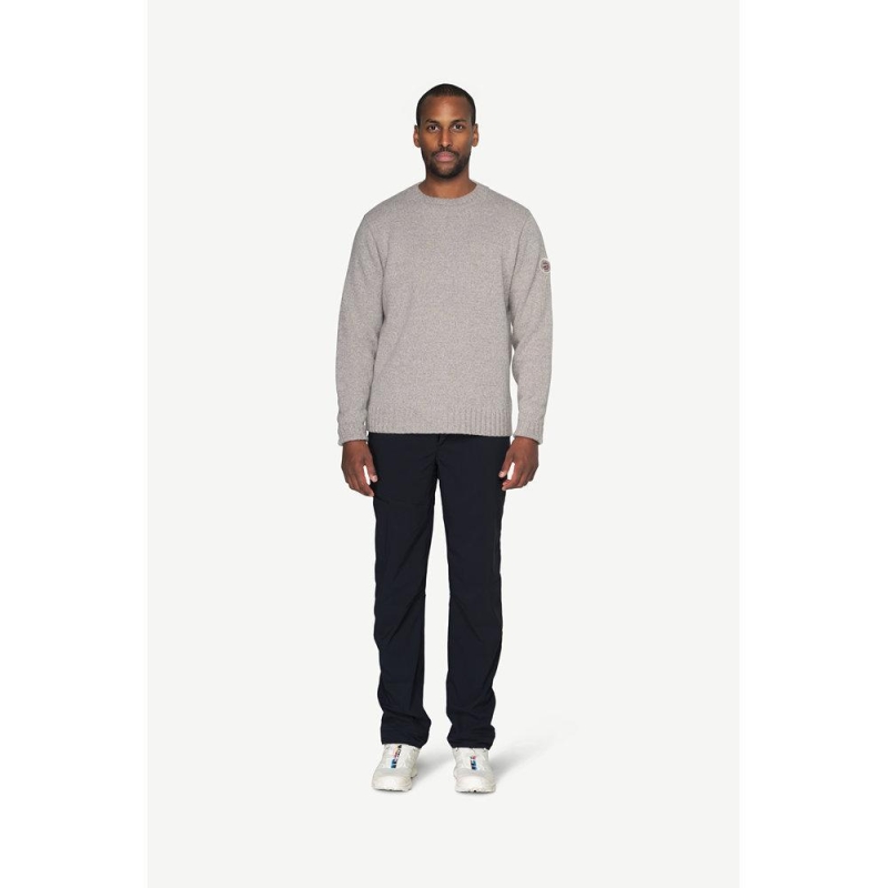Devold Nansen Refined Sweater Grey Melance trui
