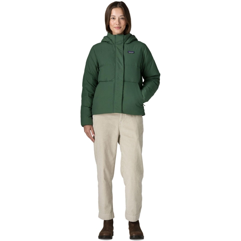Patagonia Sisar Down Hoody Jkt Women's Canopy Green donjas