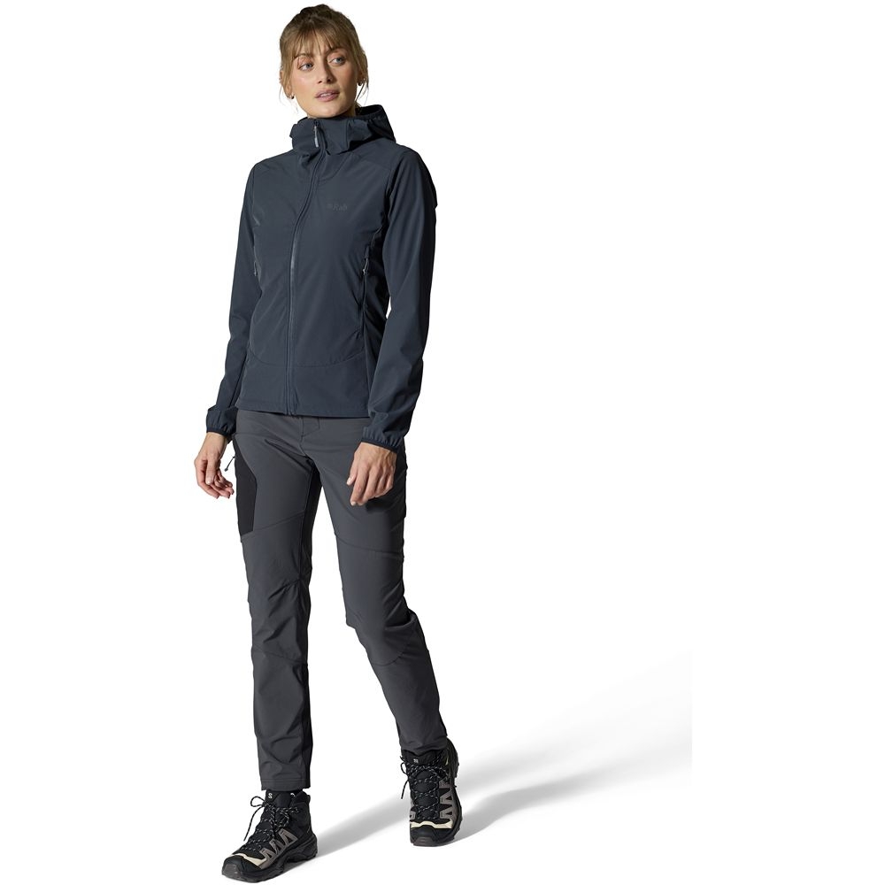 Rab Borealis Hoody Women's Beluga QWS-77-BEL jassen online bestellen bij Kathmandu Outdoor & Travel
