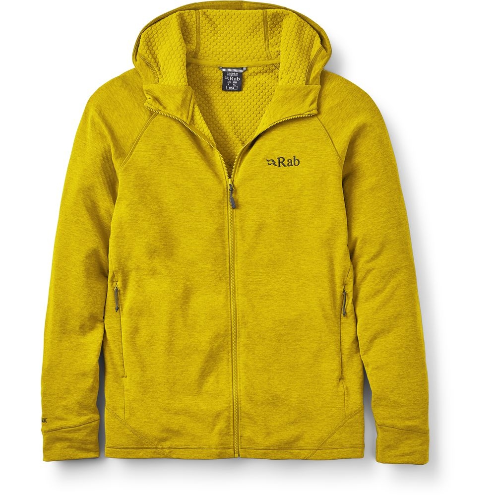 Rab Rab Nexus Hoody QFF-70-DPL fleeces en truien Rab Nexus Hoody Dark Pollen QFF-70-DPL fleeces en truien online bestellen bij Kathmandu Outdoor & Travel