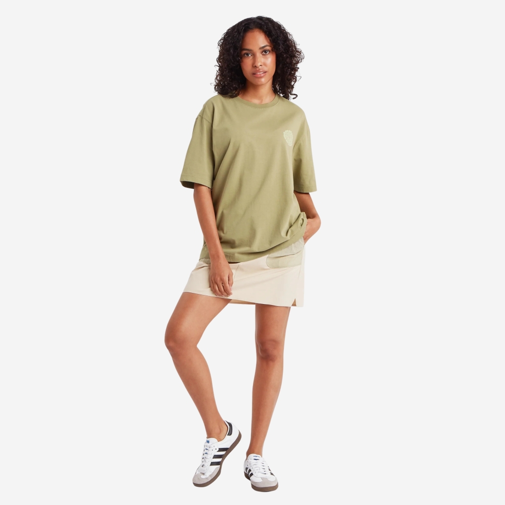 Sherpa Adventure Gear Tarcho Marigold Tee Women's Pistachio SW21054-826 shirts en tops online bestellen bij Kathmandu Outdoor & Travel